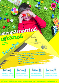 Campamentos Urbanos Verano Cima 18 Cartel p