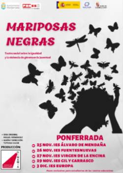 cartel mariposas negras