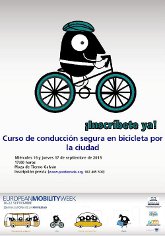 Curso Práctico "Conduce seguro en bici por la ciudad". Semana de la Movilidad 2015