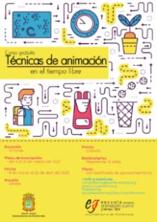 Cartel Curso Te´cnicas Animacio´n