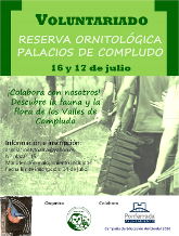 Voluntariado. Reserva ornitológica Palacios de Compludo Julio 2016