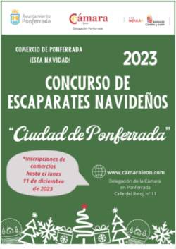 Cartel Concurso Escaparates Ponferrada