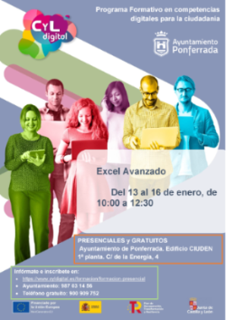 Ponferrada Excel avanzado enero 2024