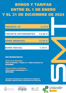 Tarifas bonos SMT 2024