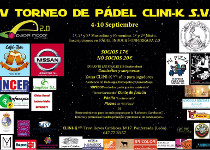 cartel torneo padel clini-k