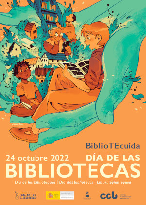 cartel dia de las bibliotecas 2022 p