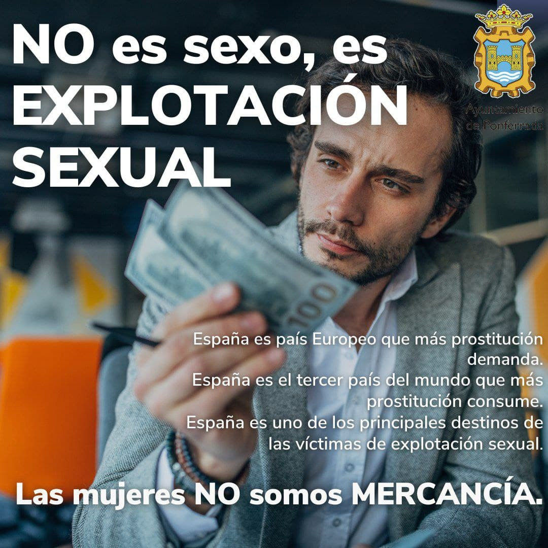 Día internacional contra la Explotación Sexual y la Trata de Mujeres y  Menores 2021 | Ayuntamiento de Ponferrada