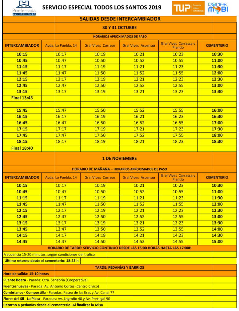 ServicioEspecialTodosLosSantos2019