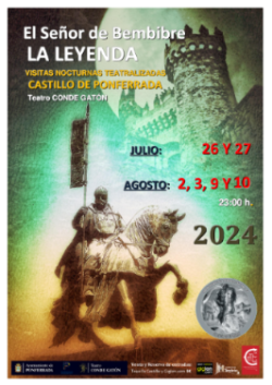 Cartel VISITAS NOCTURNAS 2024