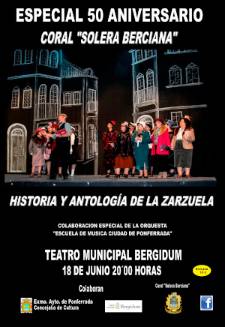 Solera Berciana Escenas de zarzuela cartel p