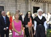 La Presidenta del Patronato de Fiestas con la Reina y Dama de Honor