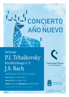 Camerata Clásica Ponferrada Cartel Concierto Alño Nuevo - p