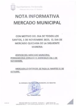 Cambio mercado día 1 noviembre