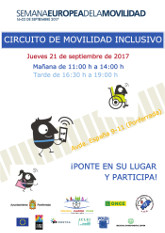 Circuito de movilidad inclusivo de Ponferrada. Semana Europea de la Movilidad 2017