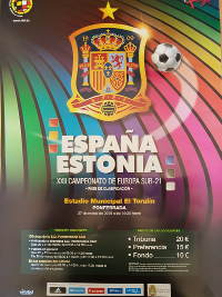 Encuentro internacional España – Estonia sub 21