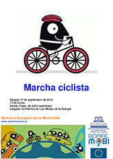 Marcha Ciclista. Semana de la Movilidad 2016