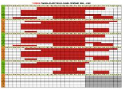 Ocupación calles 2024-2025 tardes Piscina Ángel Pestaña 2024